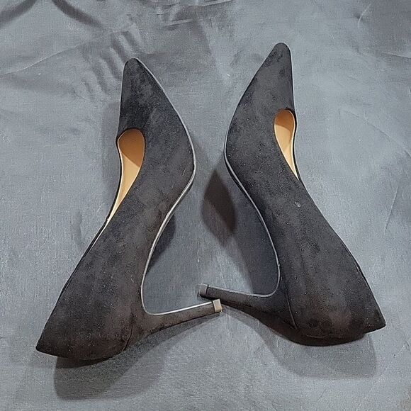 A.NEW DAY SUEDE POINTED TOE WOMEN"S SLIP-ON HIGH HEELS STILETTOS PUMP - Picture 13 of 16